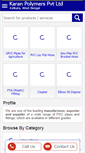Mobile Screenshot of karanpolymers.com